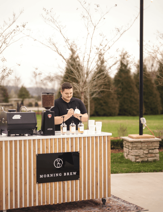 morning brew co coffee cart smile large